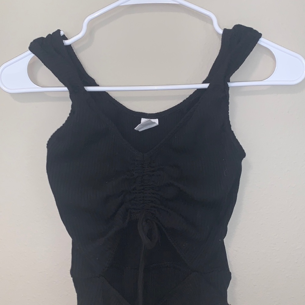 PacSun Black Cinched Bodysuit